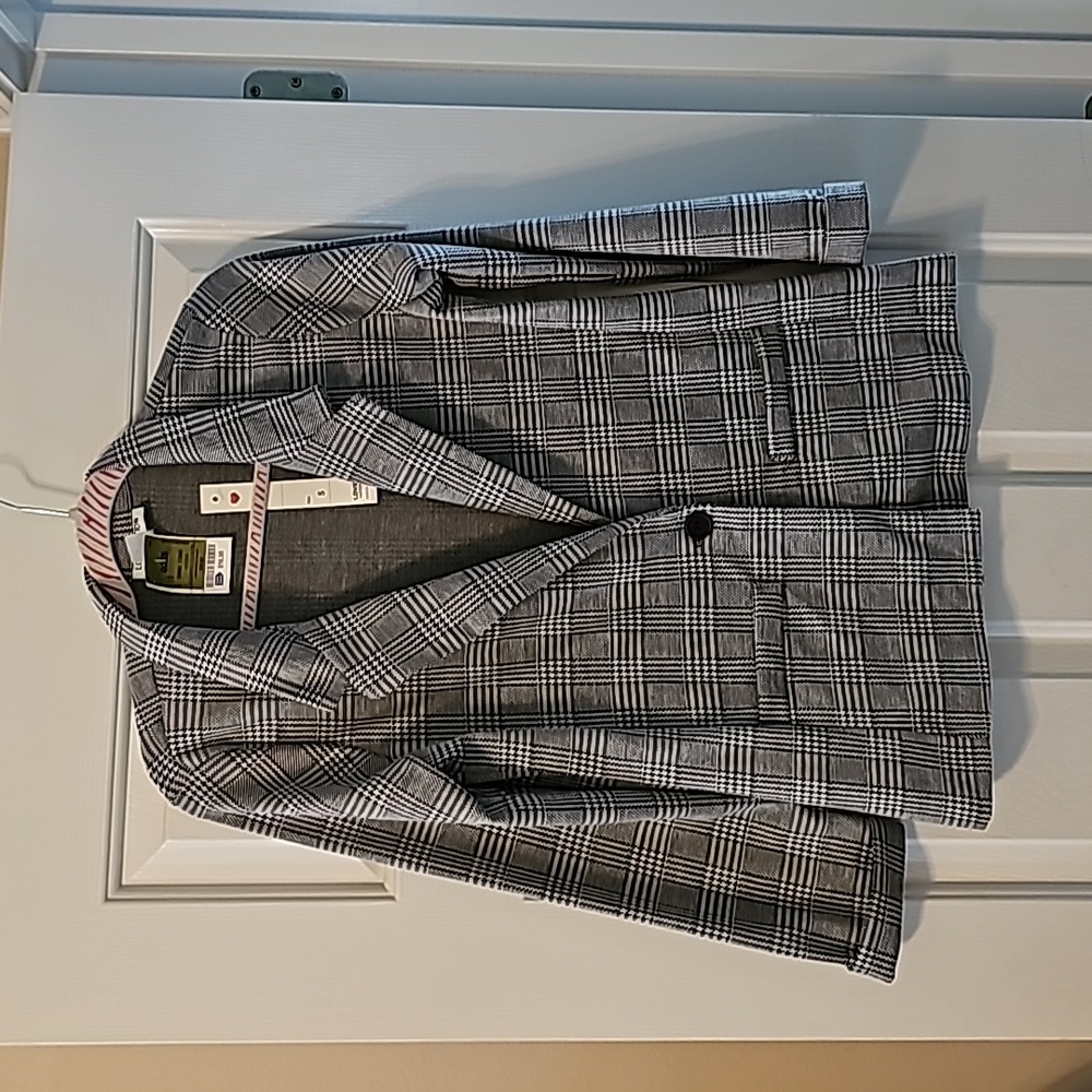Love nation blazer size small houndstooth pattern, new w tags